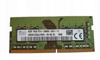 Memory RAM 1x 8GB Hynix DDR4 1Rx8 2666MHz PC4-21300 SO-DIMM  | HMA81GS6JJR8N-VK