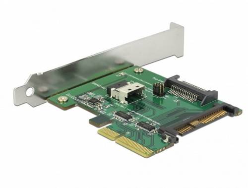 Delock Card PCI Express x4 U.2 NVMe 1x SFF-8654 4i + 1x SFF-8639 | 89921