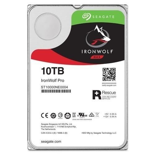 Hard Disk Drive Seagate IronWolf 3.5'' HDD 10TB 7200RPM SATA 6Gb/s 256MB | ST10000VN0004