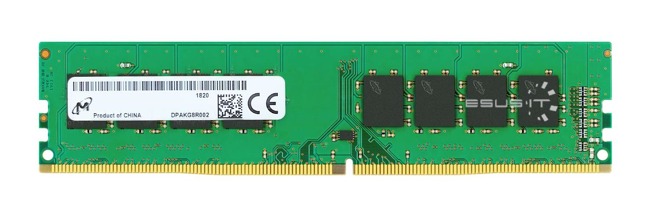 Memory RAM 1x 16GB Micron NON-ECC UNBUFFERED DDR4 2400MHz PC4-19200 UDIMM | MTA18ASF2G72AZ-2G3