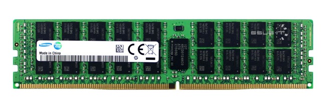 Memory RAM 1x 16GB Samsung ECC REGISTERED DDR4 1Rx4 3200MHz PC4-25600 RDIMM | M393A2K40DB2-CWE