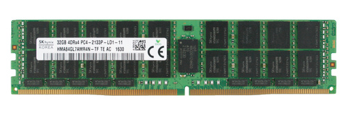 Memory RAM 1x 32GB Hynix ECC LOAD REDUCED DDR4  2133MHz PC4-17000 LRDIMM | HMA84GL7AMR4N-TF