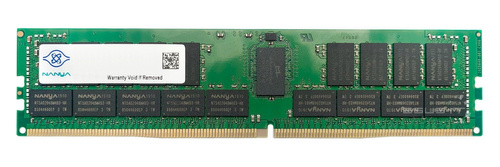 Memory RAM 1x 32GB Nanya DDR4 2Rx4 2933MHz PC4-23400 ECC REGISTERED  | NT32GA72D4NBX3P-IX