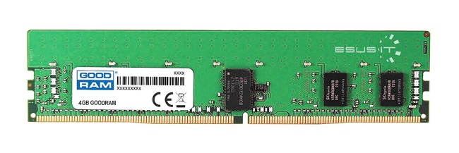 Memory RAM 1x 4GB GoodRAM ECC UNBUFFERED DDR4 1Rx8 2133MHz PC4-17000 UDIMM | W-MEM2133E4S84G