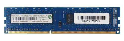 Memory RAM 1x 4GB Ramaxel NON-ECC UNBUFFERED DDR3 1600MHz PC3-12800 UDIMM | RMR5030KD68F9F