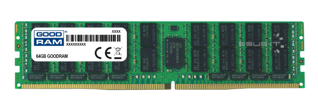 Memory RAM 1x 64GB GoodRAM ECC LOAD REDUCED DDR4 4Rx4 2133MHz PC4-17000 LRDIMM | W-MEM2133LR4Q464G