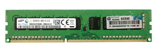 Memory RAM 1x 8GB Samsung ECC UNBUFFERED DDR3  1866MHz PC3-14900 UDIMM | M391B1G73QH0-CMA