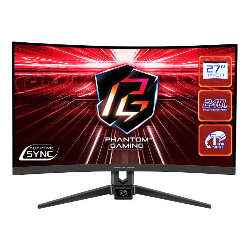 Monitor 27" ASRock Phantom Gaming PG27F15RS1A 1920 x 1080 Full HD 240Hz screen matrix VA