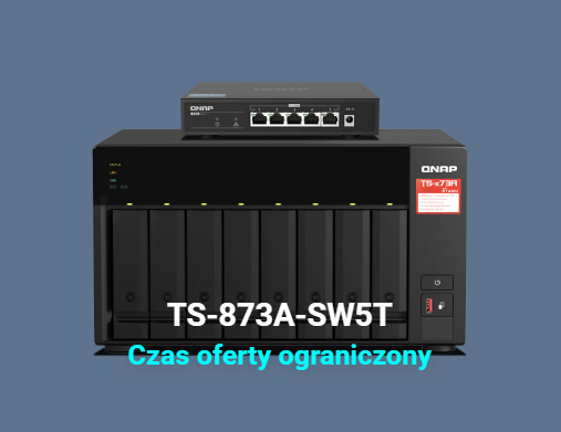 Server NAS QNAP TS-873A-SW5T