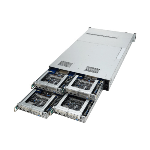 Server platform ASUS 2U RS720QA-E12-RS8U/10G/2600W(1+1) 90SF02R1-M000L0 AMD x 8 DDR5 x 24/node 10 x 2.5" SATA/SAS/NVME PSU 2+0