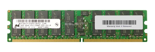 Memory RAM 1x 8GB Micron ECC REGISTERED DDR2  667MHz PC2-5300 RDIMM | MT36HTF1G72PY-667